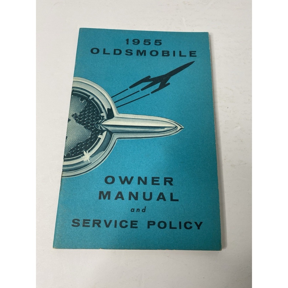 1955 Oldsmobile Owners Manual & Service Policy Vintage Car Paper Collectible